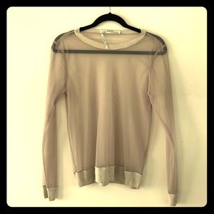 All Saints sheer top